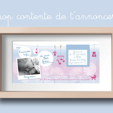Faire-part Naissance Augustin