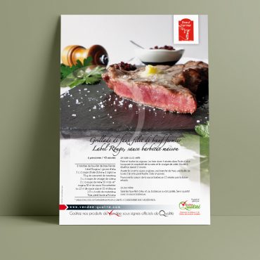 Flyer Vendée Qualité Fiche recette