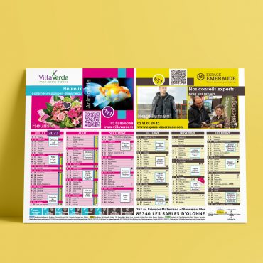 Villaverde Espace émeraude calendrier 2023