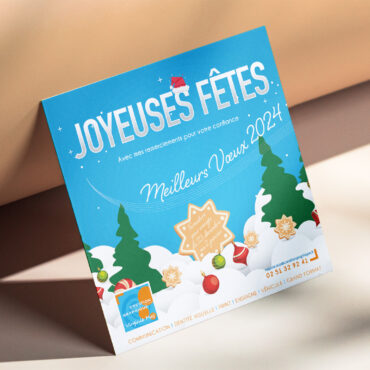 Carte de vœux 2024, Virginie Mas, Création Graphique