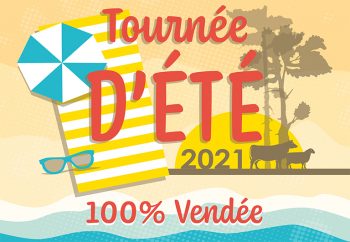 Création de l'identité visuelle "Tournée d'ÉTÉ 2021 - 100% Vendée