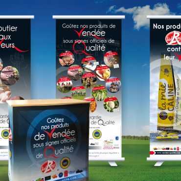 Roll-up et comptoir Vendée Qualité