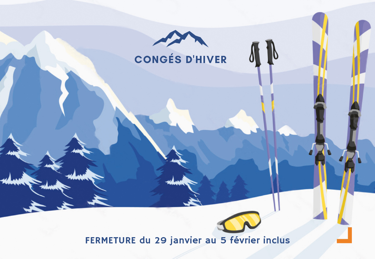 Fermeture pour congés d'hiver