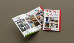 Dépliant en 2 volets pour Troger et Associés