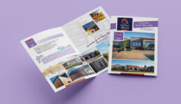 Dépliant Autour du bois concept, maison individuelle en bois