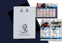Ensemble de documents So&Lo automobiles : plaquette, calendrier, flyers