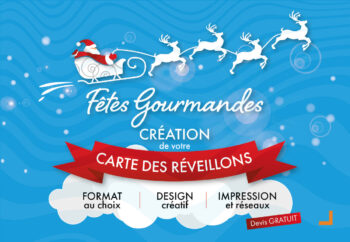 Creation des cartes des réveillons pour les fêtes