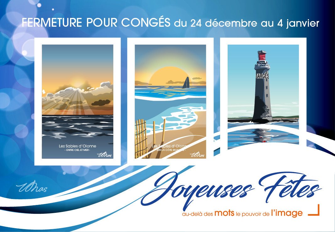 Fermeture pour congés de noël